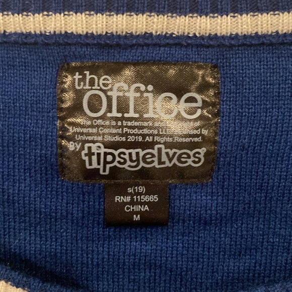 Medium Tipsy Elves - the office - All is Calm - all is Dwight - men’s - NWT - Picture 2 of 4